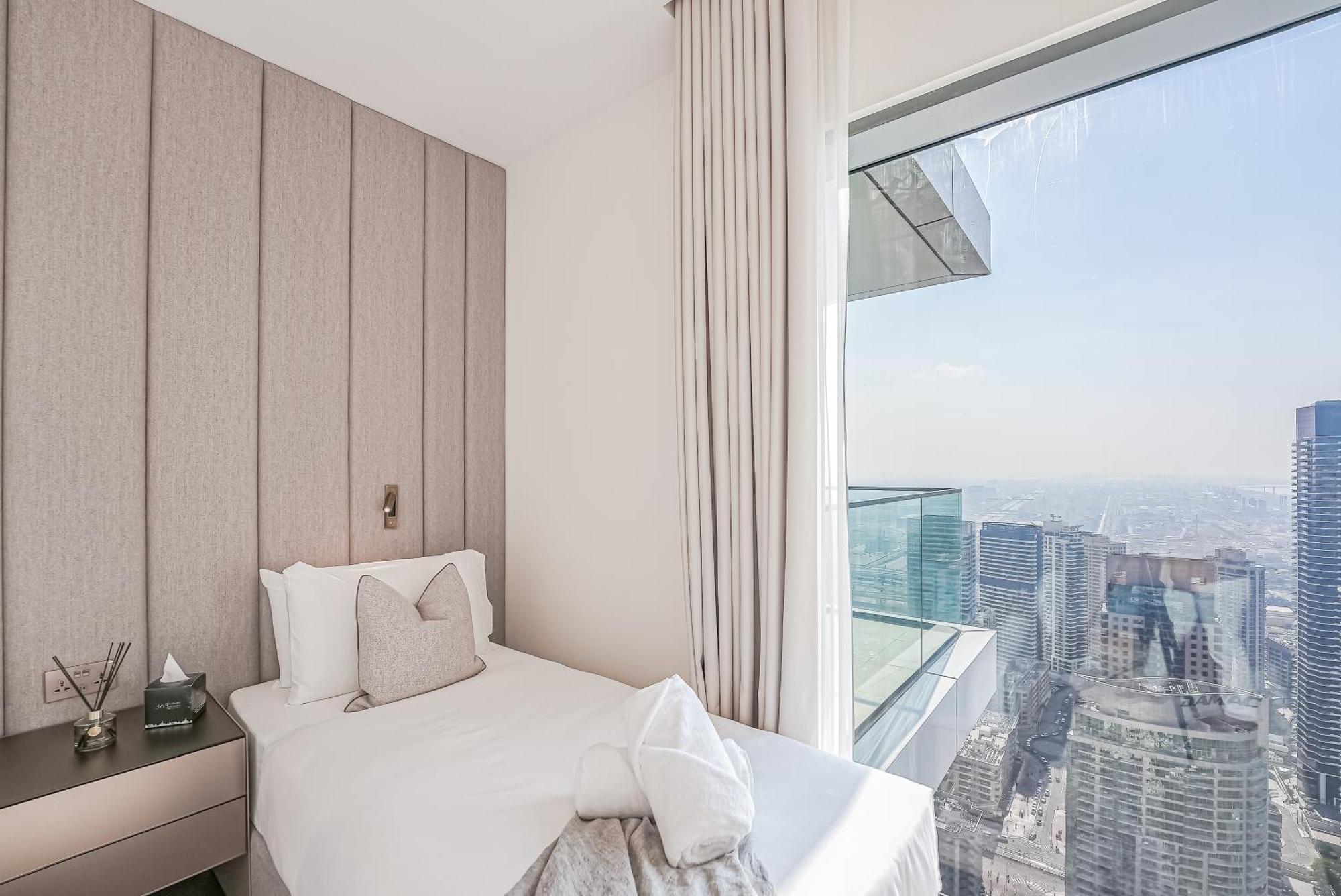 Apartamento Modern 2Br High Floor Haven In Vida Dubai Marina Exterior foto