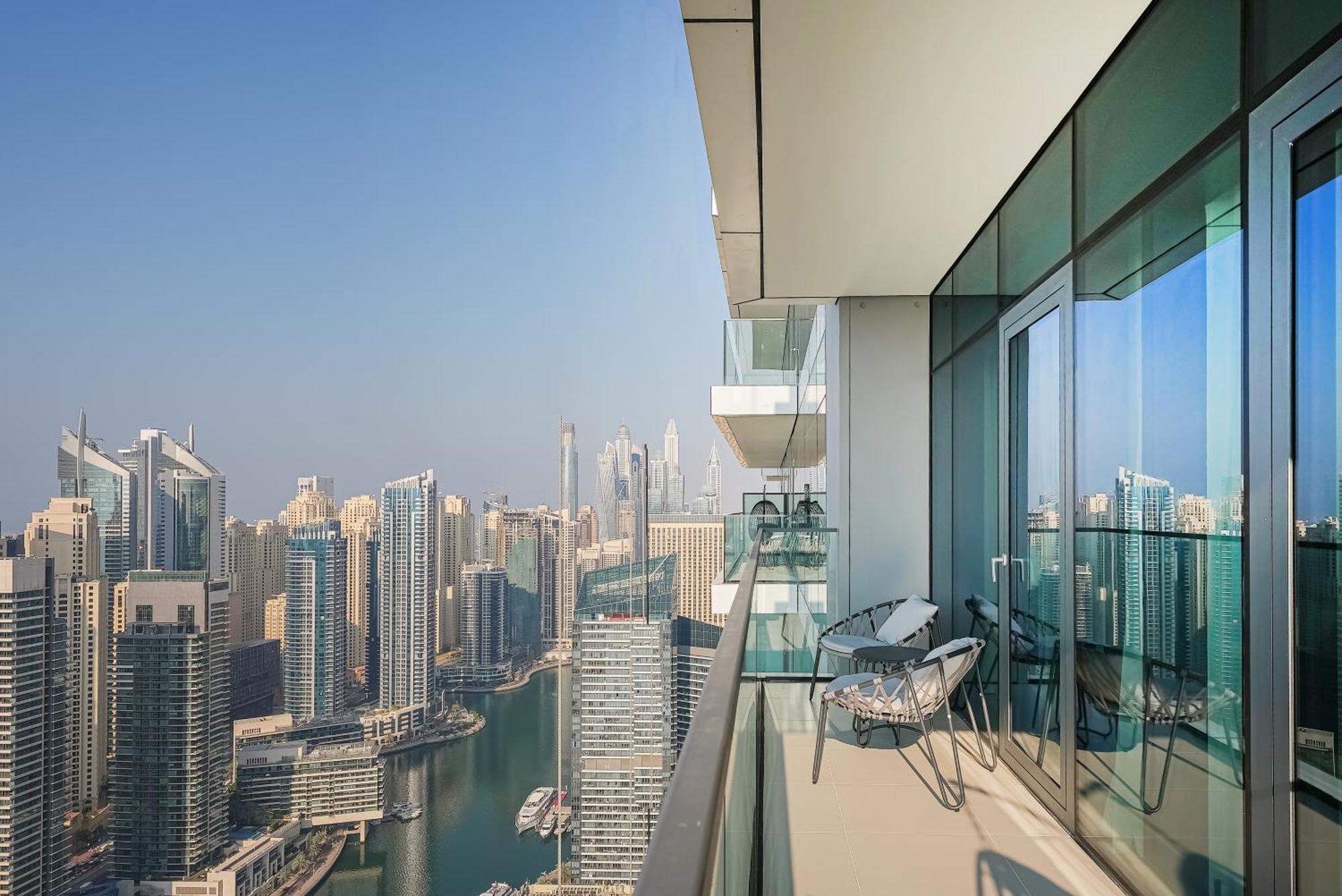 Apartamento Modern 2Br High Floor Haven In Vida Dubai Marina Exterior foto