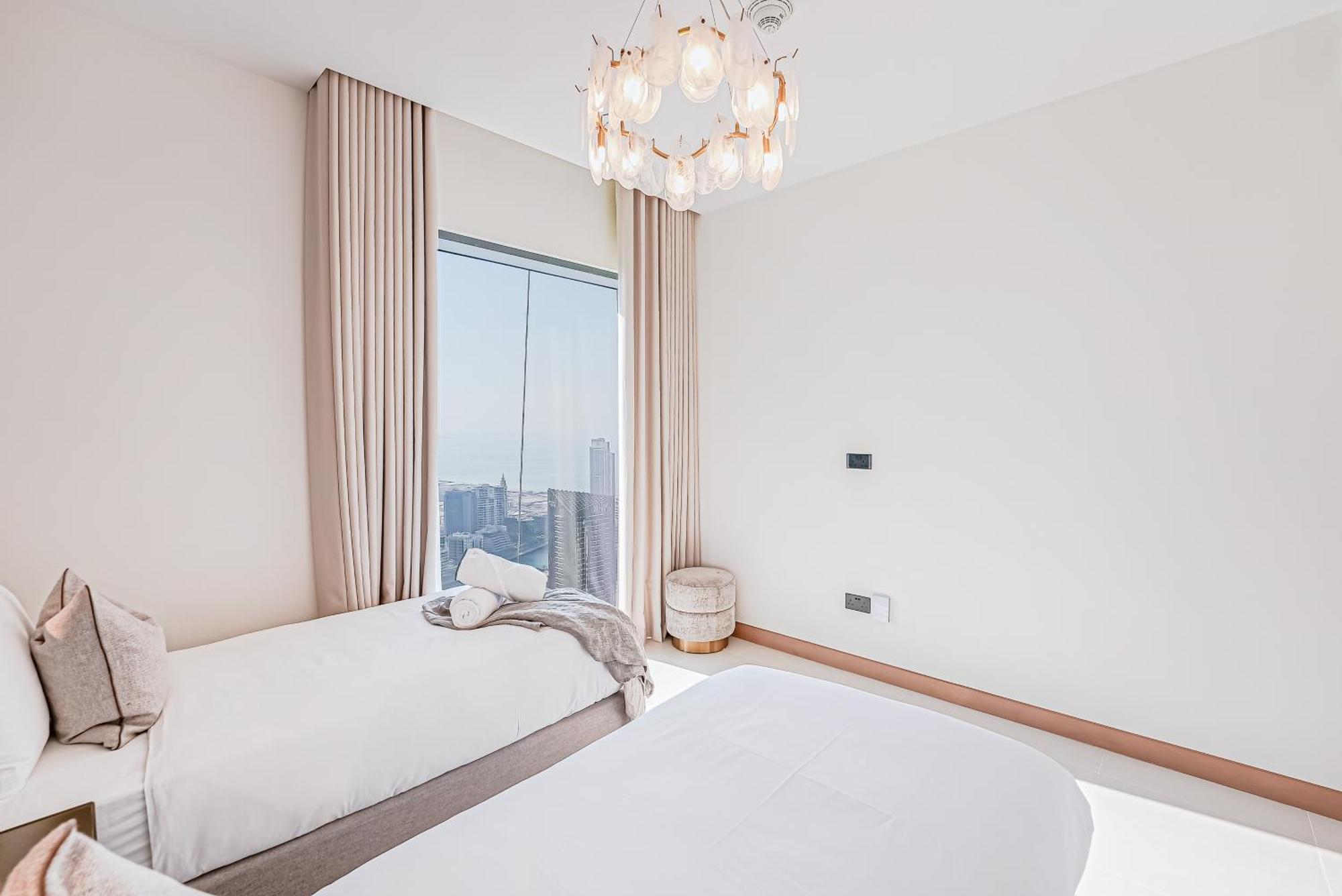 Apartamento Modern 2Br High Floor Haven In Vida Dubai Marina Exterior foto