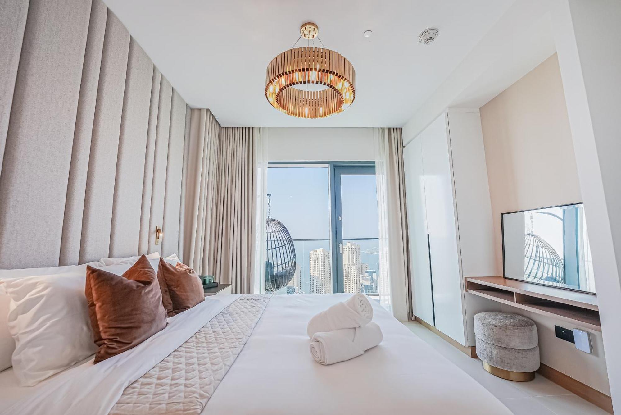 Apartamento Modern 2Br High Floor Haven In Vida Dubai Marina Exterior foto