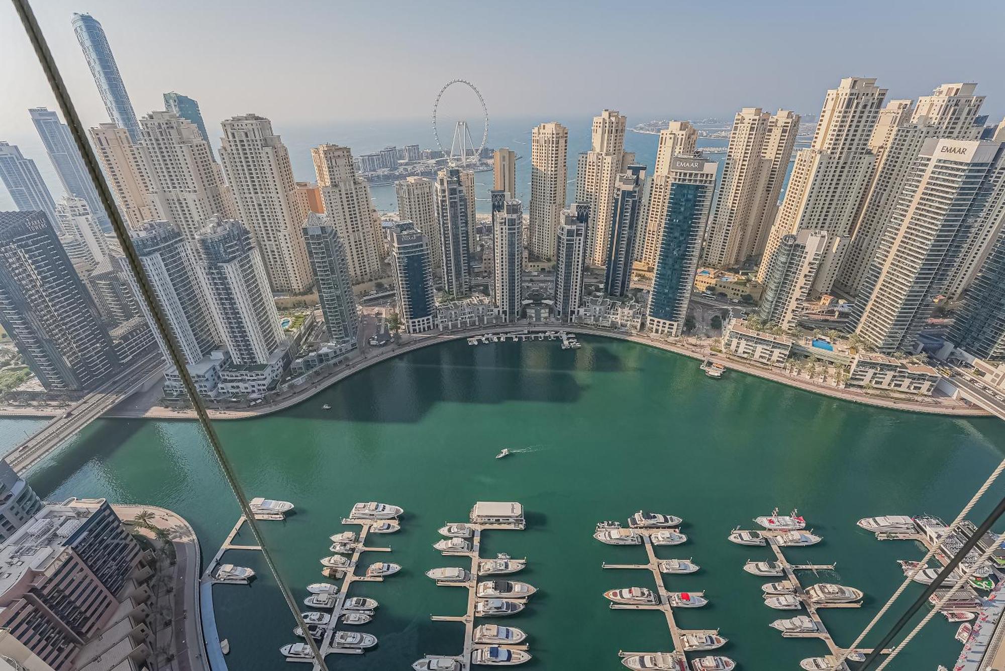 Apartamento Modern 2Br High Floor Haven In Vida Dubai Marina Exterior foto
