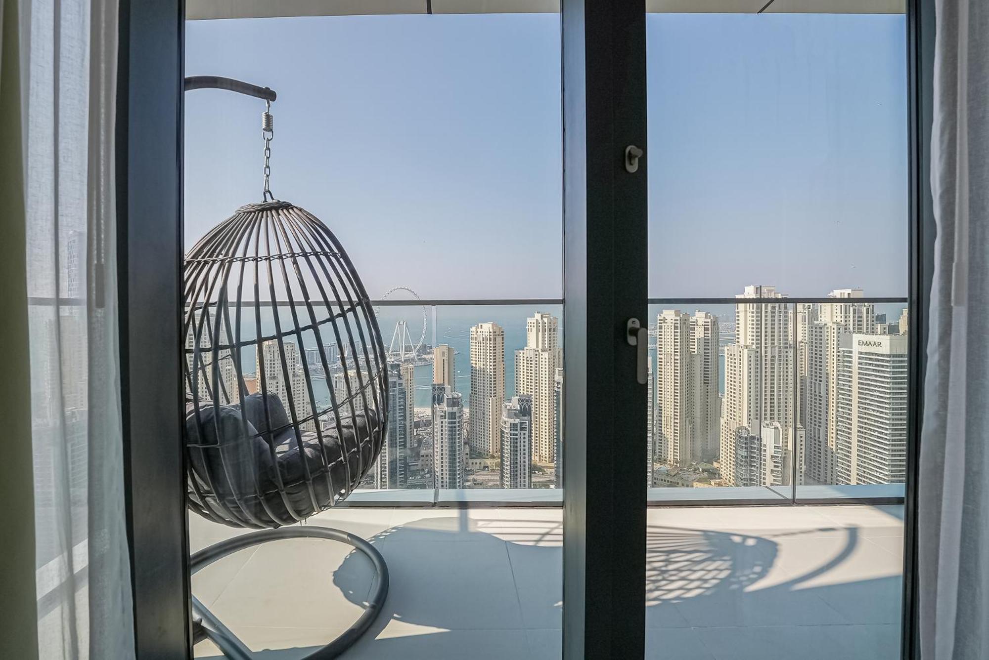 Apartamento Modern 2Br High Floor Haven In Vida Dubai Marina Exterior foto