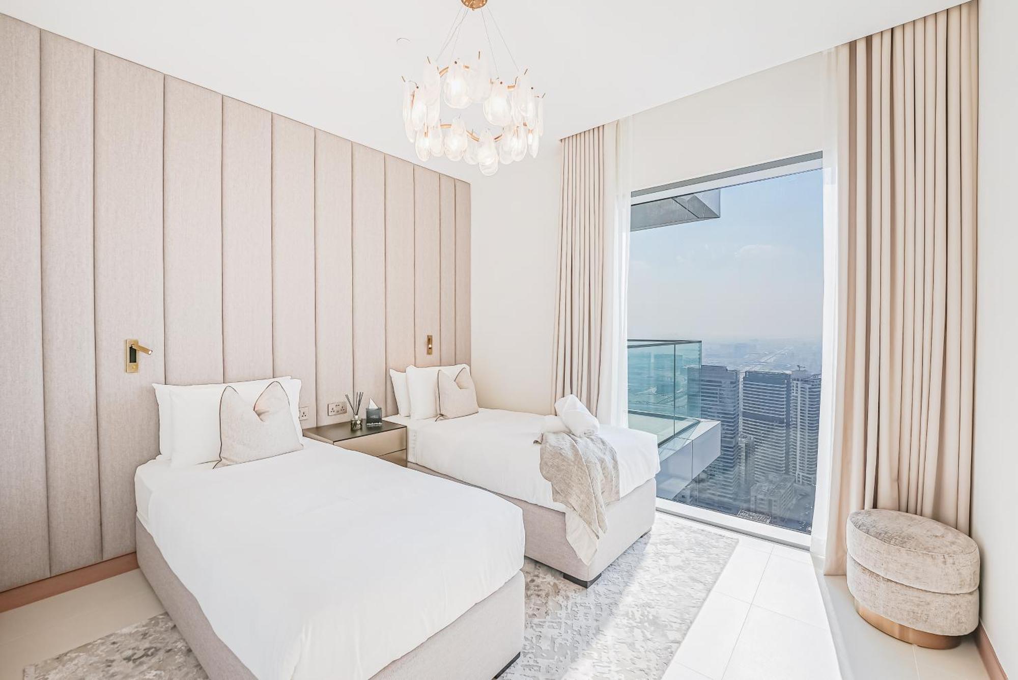Apartamento Modern 2Br High Floor Haven In Vida Dubai Marina Exterior foto