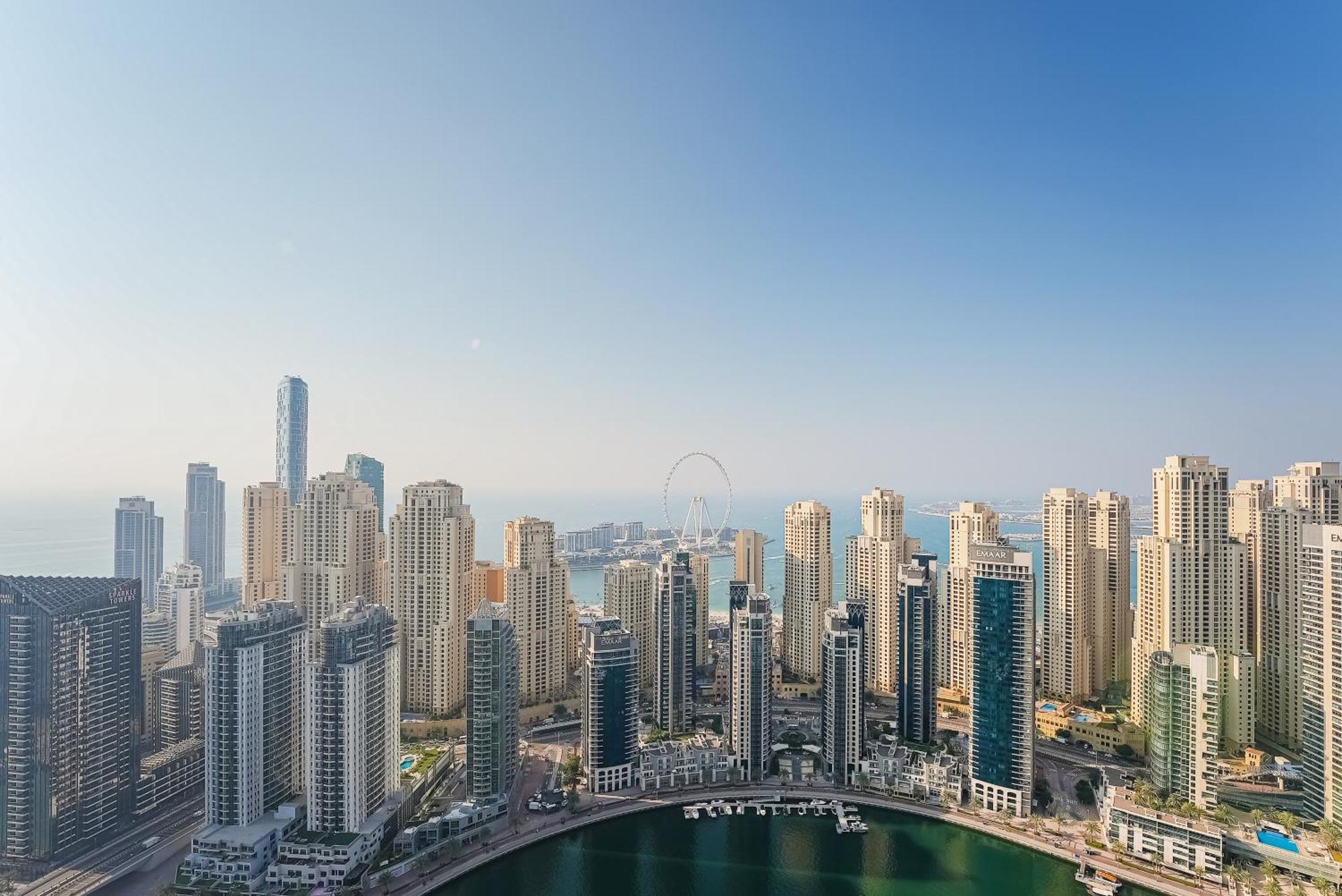 Apartamento Modern 2Br High Floor Haven In Vida Dubai Marina Exterior foto