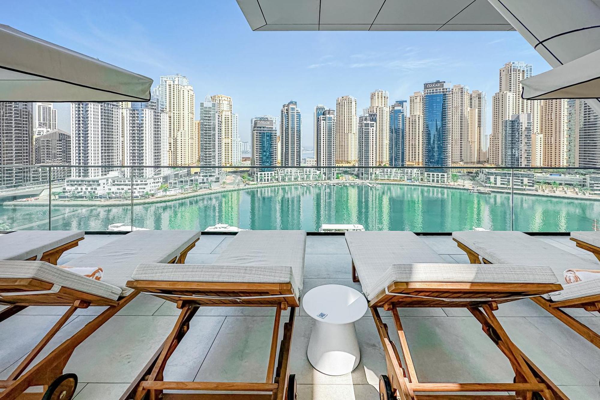 Apartamento Modern 2Br High Floor Haven In Vida Dubai Marina Exterior foto