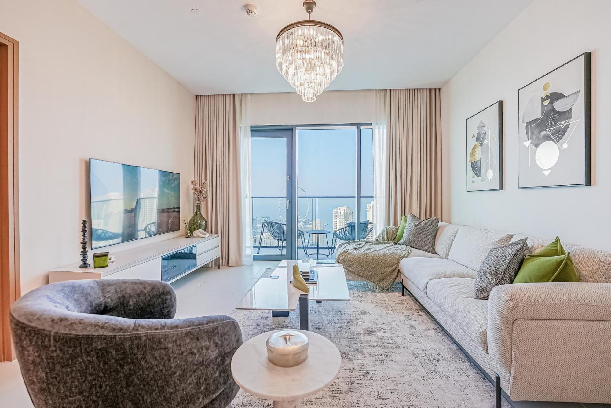 Apartamento Modern 2Br High Floor Haven In Vida Dubai Marina Exterior foto
